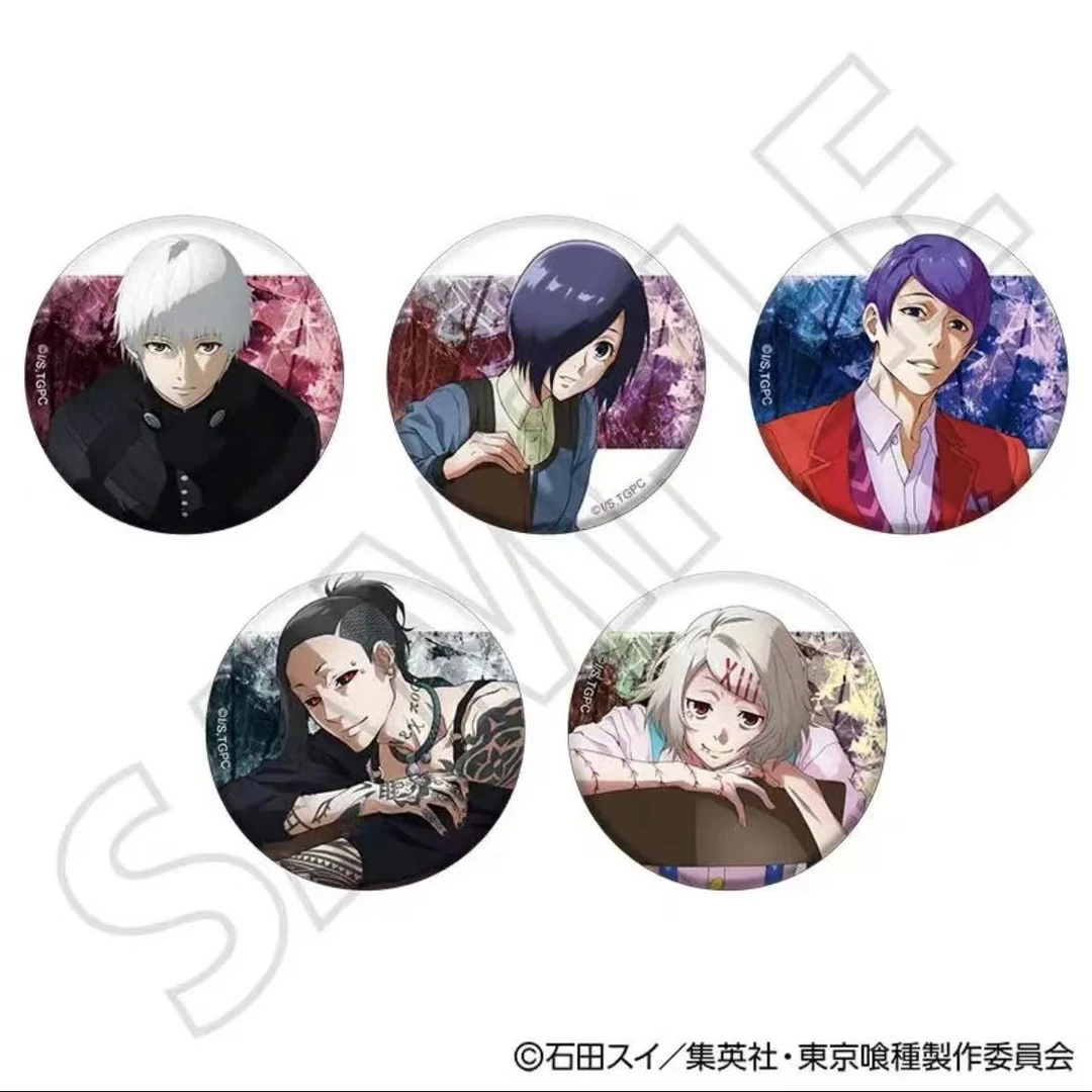 【东京喰种JF2025限定吧唧】全5种 东京喰种 潮玩盲盒 （拆盒 代拆）