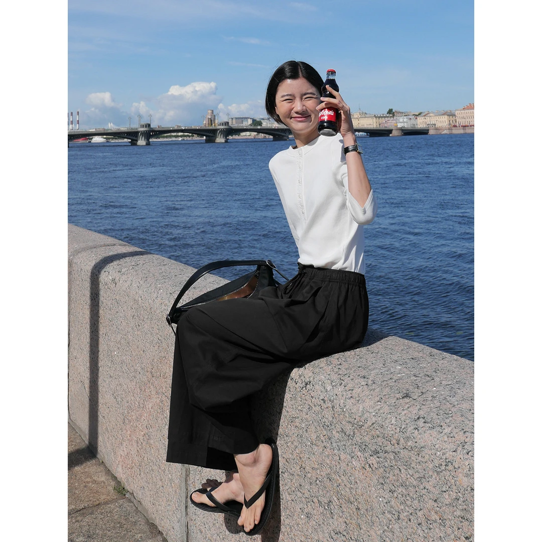 立体宽松气球裤显瘦休闲裤阔腿裤