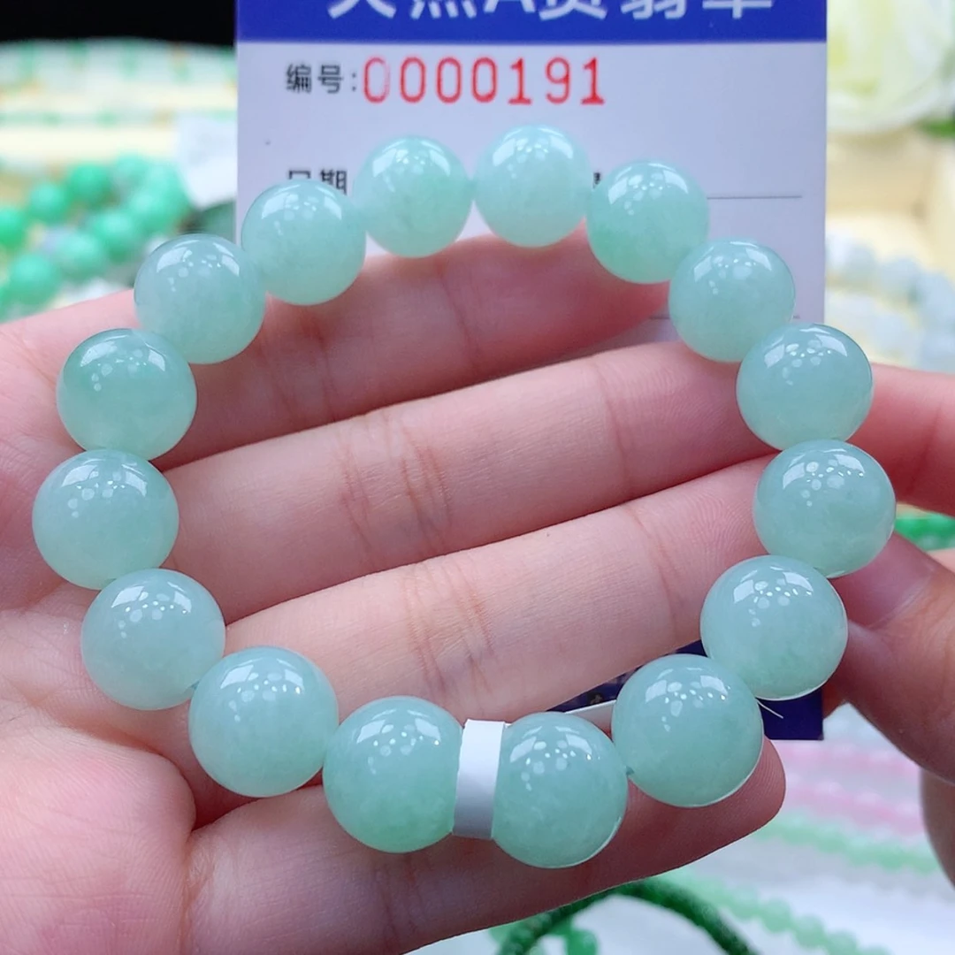 【闪购商品】翡翠毛衣链未镶嵌缅甸天然a货翡翠