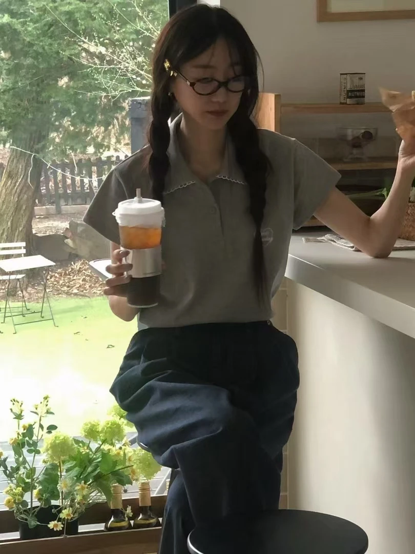 东大门娃娃领夏季显瘦百搭韩版