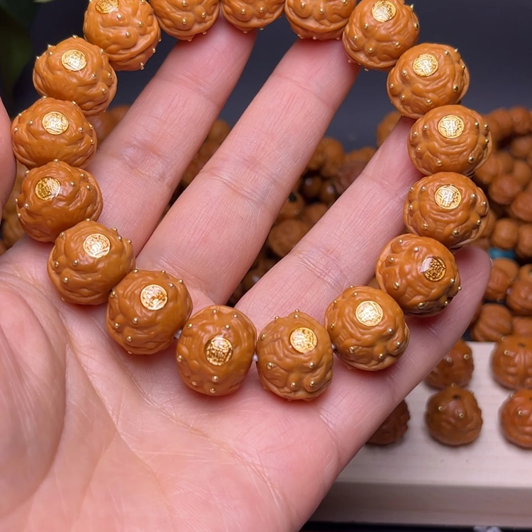 山***长吊坠猴头核桃1.7满背