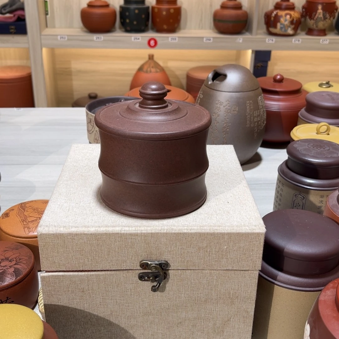 紫砂茶叶罐紫砂的制作