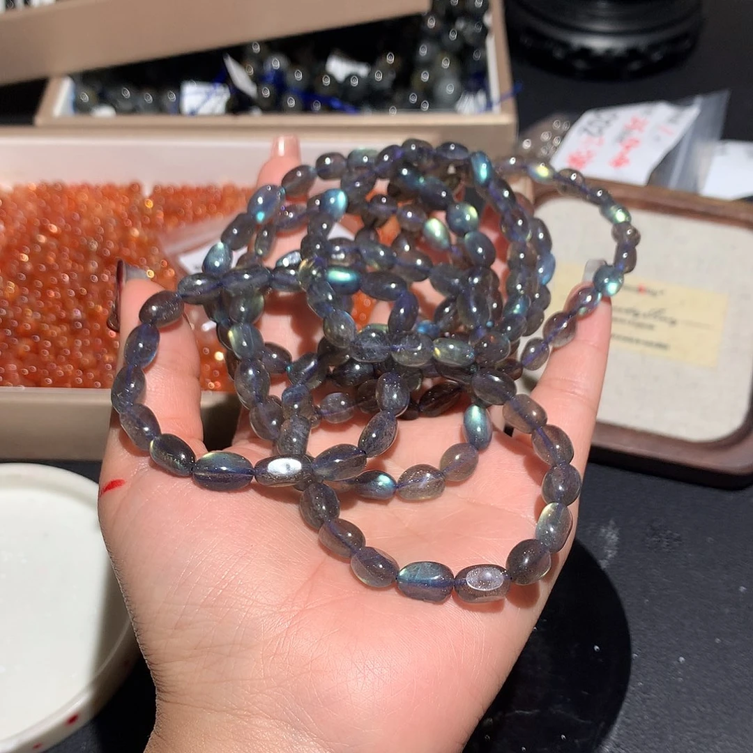 拉长石裸石未镶嵌多样化发1条c06