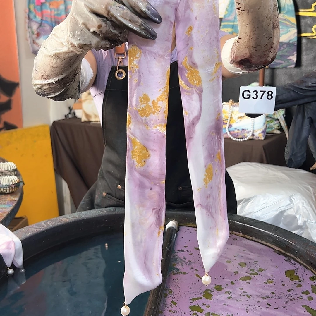 378发带紫金色手作