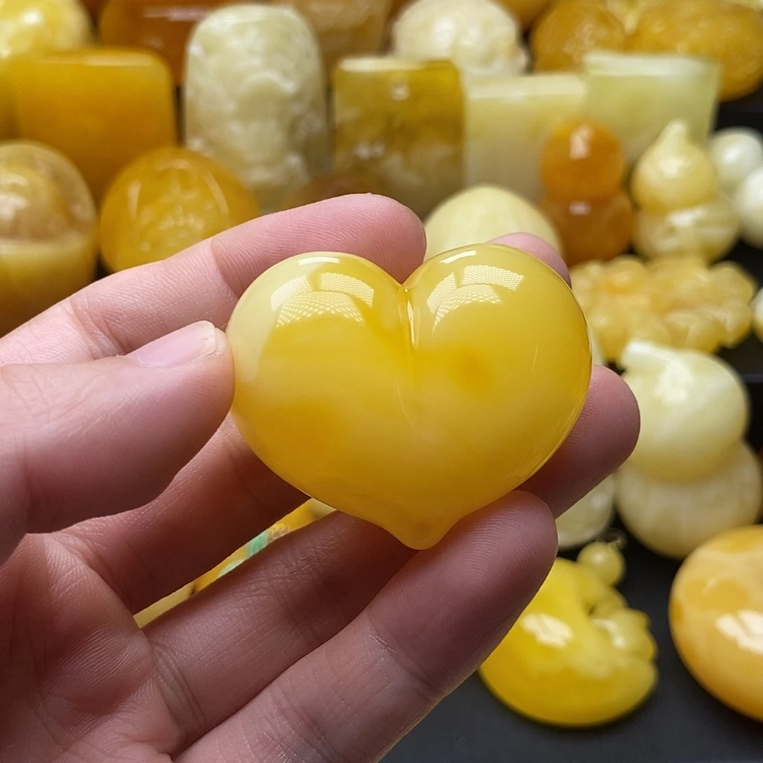 琥珀颈饰未镶嵌琥珀蜜蜡吊坠