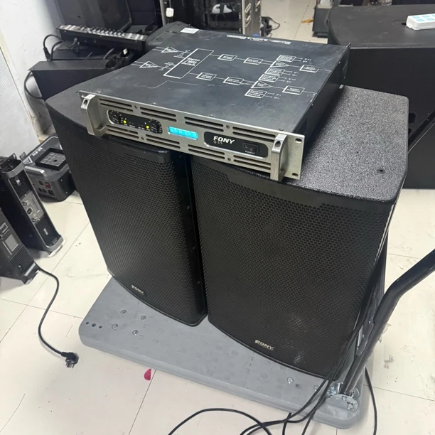 8新 MEiN AUDiO/MEiN AUDiO 专业15寸音响一对功放一台不包邮