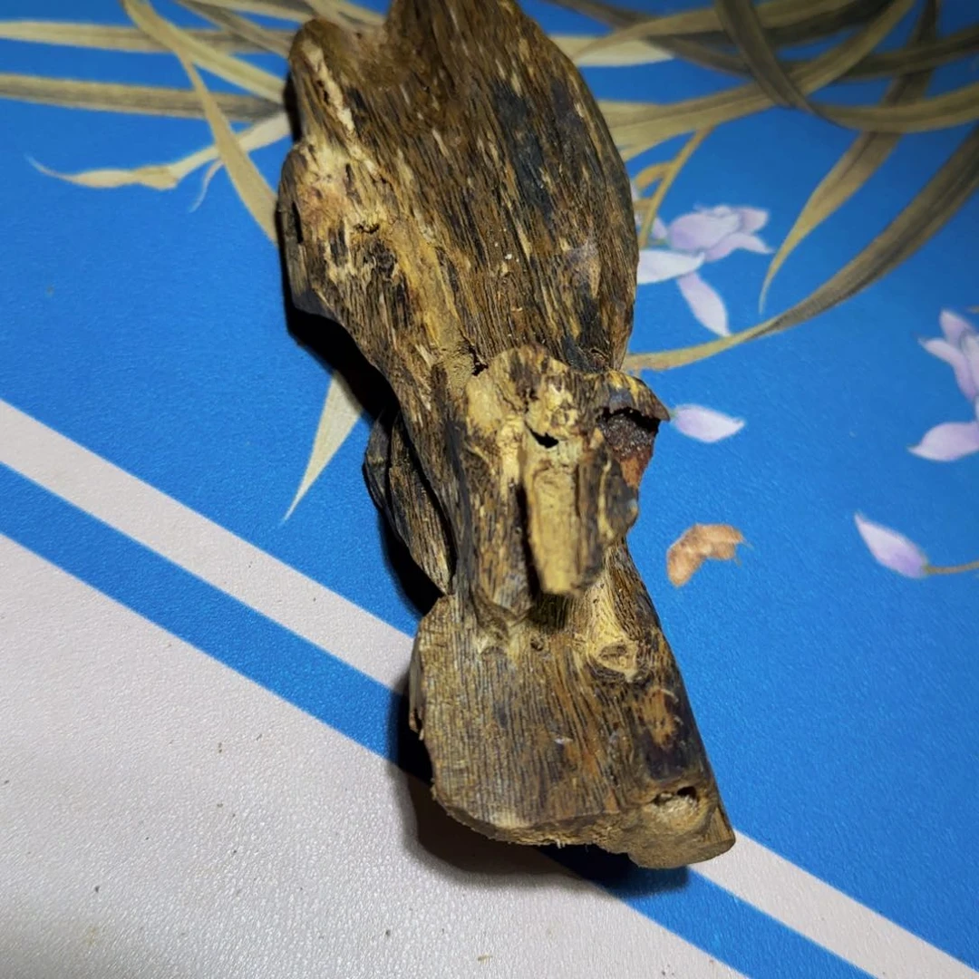 沉香手把件无**学沉香奇楠老料60.5克