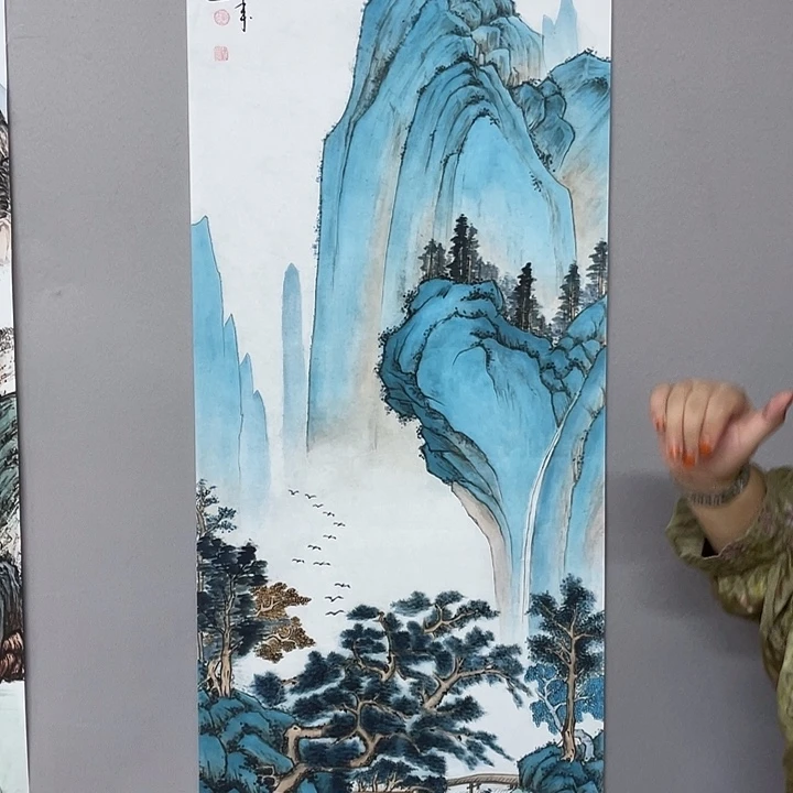 国画纯手绘国画山水画闪购链接