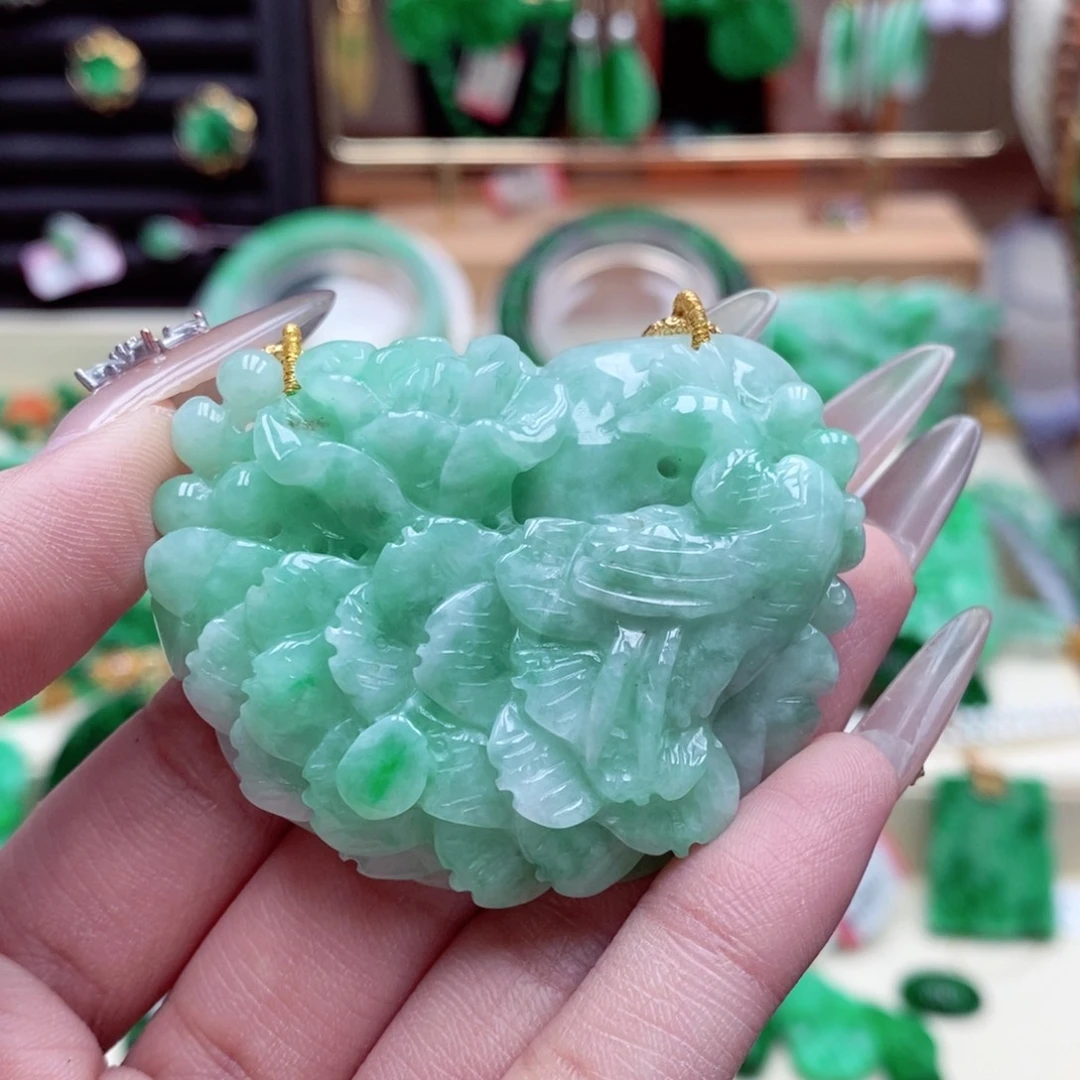 颈饰未镶嵌翡翠翡翠吊坠