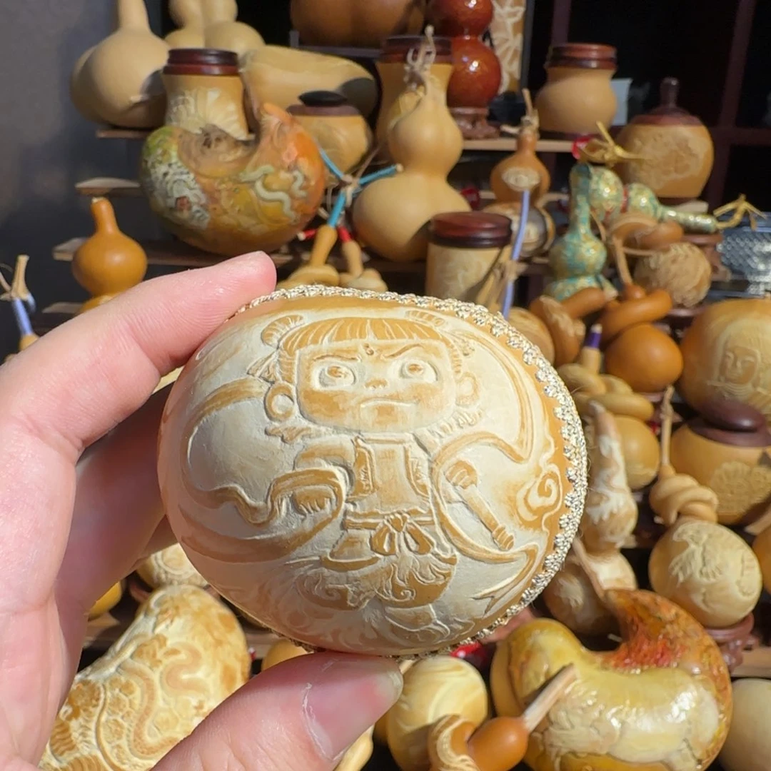 有机玻璃哪吒葫芦包