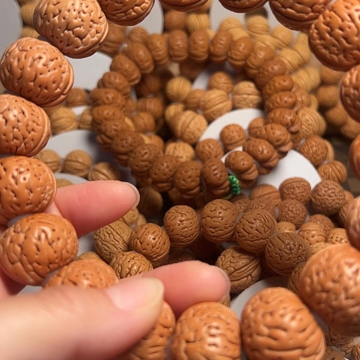 桃核吊坠桃核手持磨盘大开口22➕