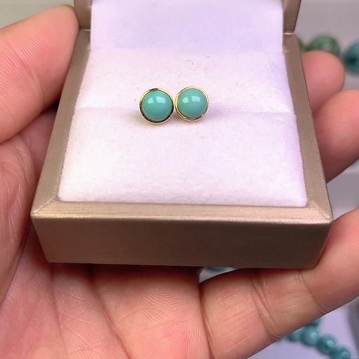 绿松石银S925镶嵌珠宝奇石