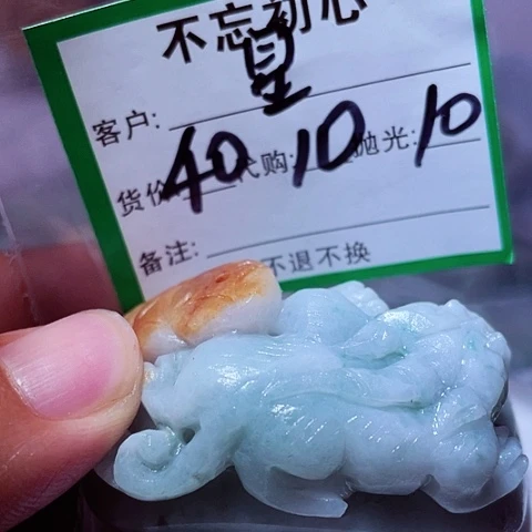 星***亮翡翠未镶嵌颈饰缅甸