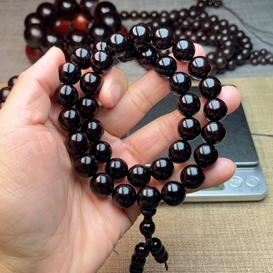 檀香紫檀（小叶紫檀）1.2 36颗 手持