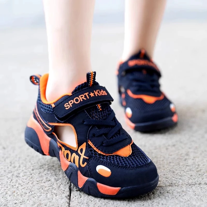 品牌 断码儿童凉鞋夏季新款透气男童运动沙滩鞋中大童防滑包头凉