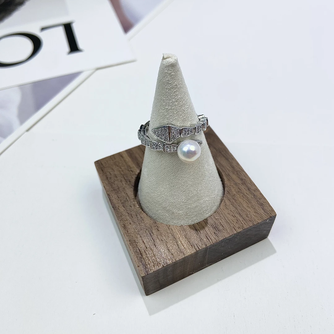 天然淡水珍珠戒指  JZ1013