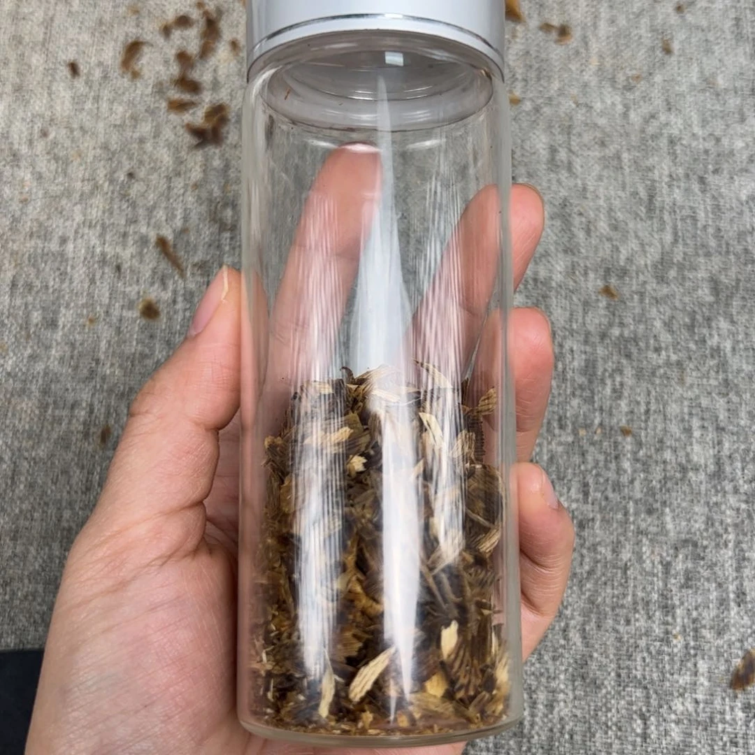 沉香碎屑沉香A001原材料（1.0圆珠单圈）