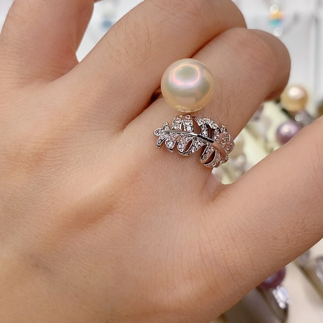 未镶嵌淡水珍珠戒指