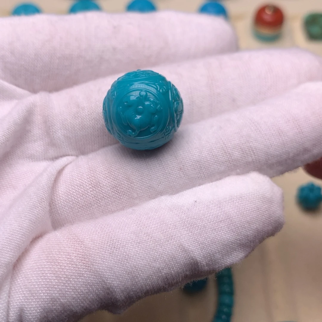 绿松石未镶嵌绿松石四神兽16