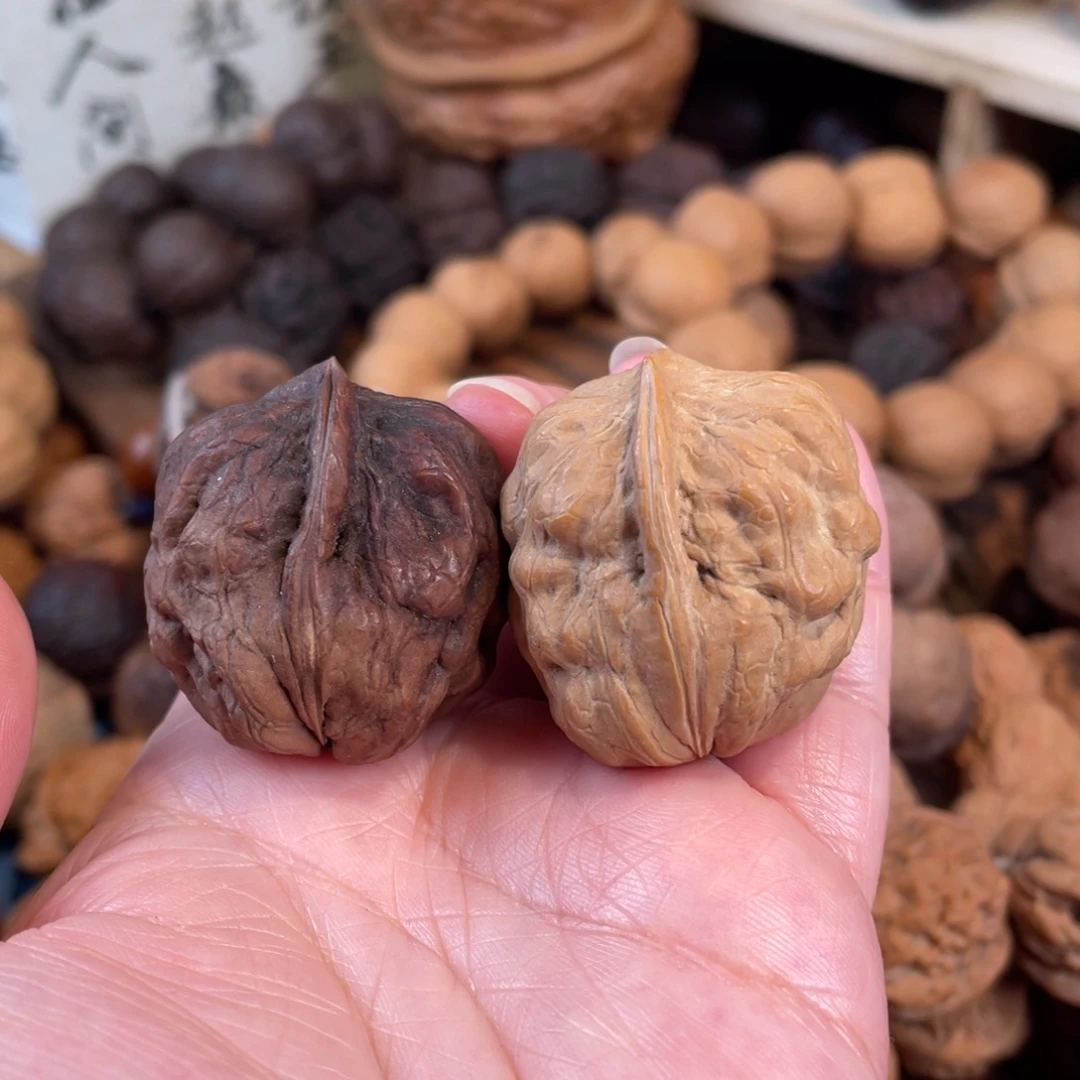 把件文玩核桃一根筋