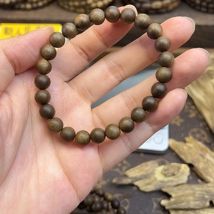 沉香碎屑沉香08圆珠多圈6