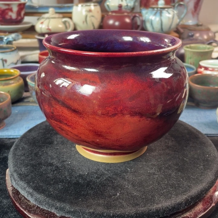 摆件钧瓷精品手工茶洗 水洗