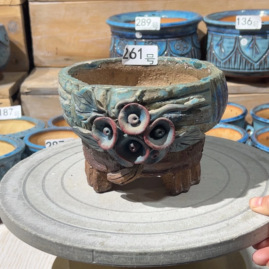 尚雅陶坊多肉花盆，内口径13.5瑕疵