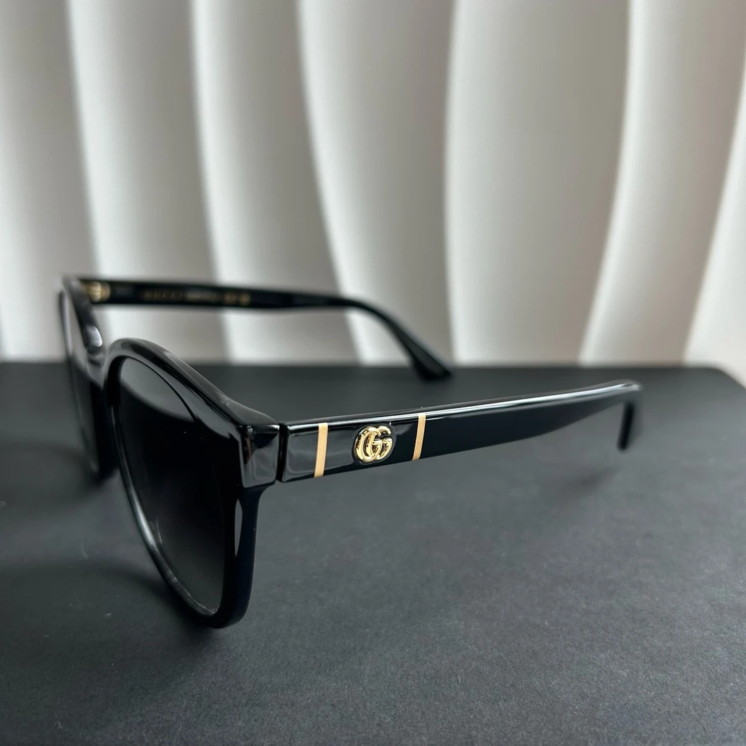 95新 GUCCI/古驰 坤球奢选 古驰小双G墨镜