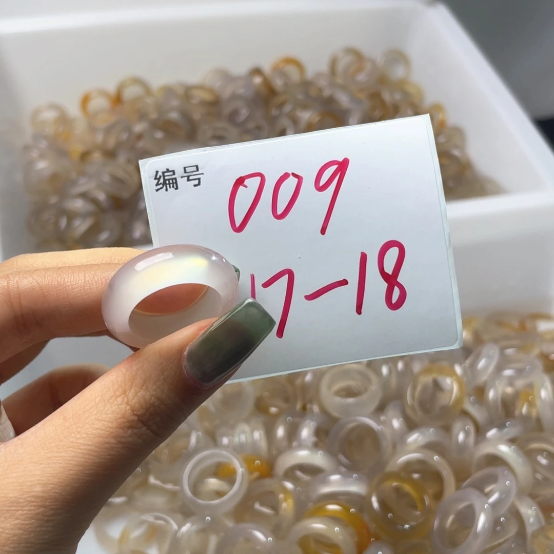 玛瑙/玉髓戒指合金