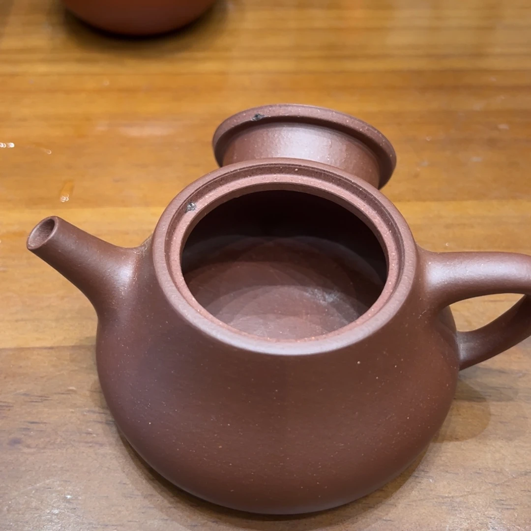 紫砂茶壶微瑕200cc底槽清柱瓢