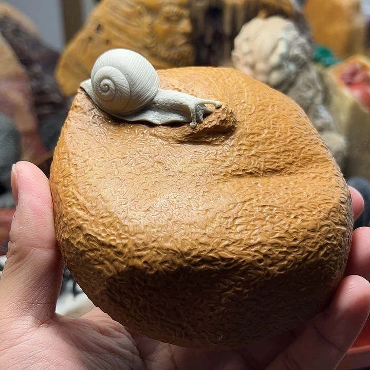 东北石松花石摆件