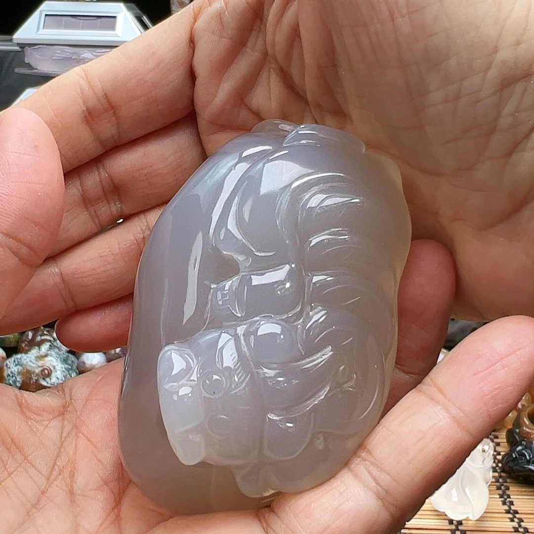 未镶嵌玛瑙/玉髓珠宝半成品