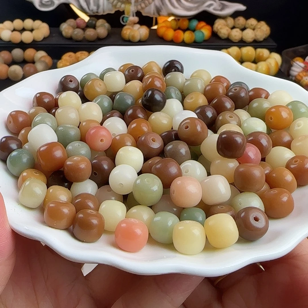 手串菩提根/象牙果微瑕卡10维尼熊桶100卡牌➕100颗