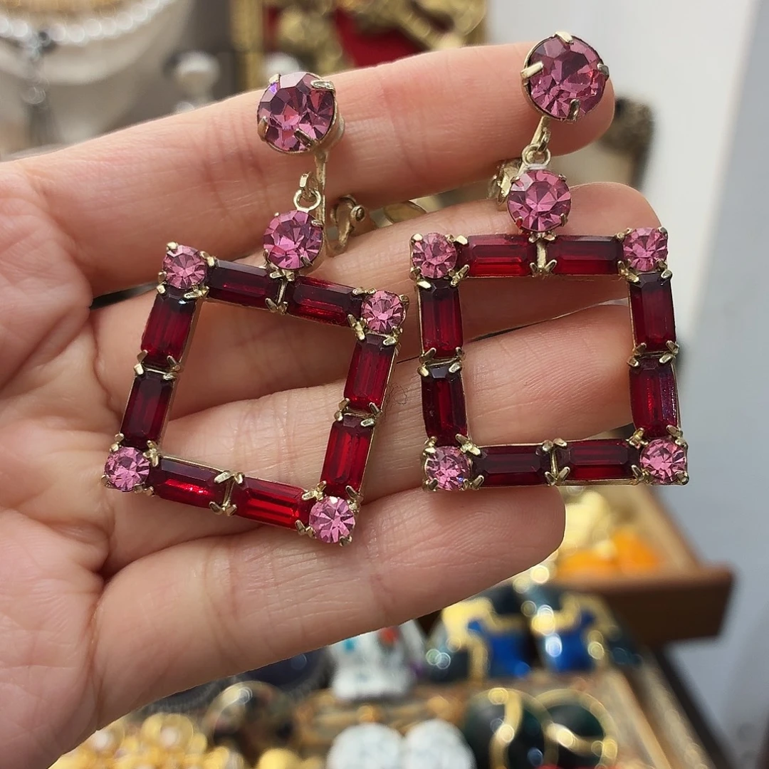 合成碳硅石纯铜耳夹