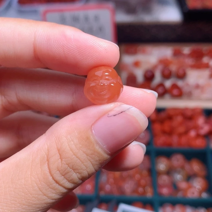 南红玛瑙未镶嵌南红佛头