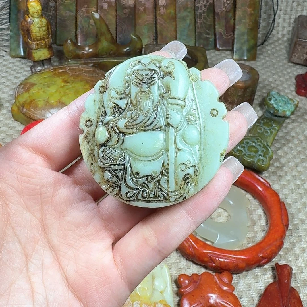 白玉菩提吊坠挂件