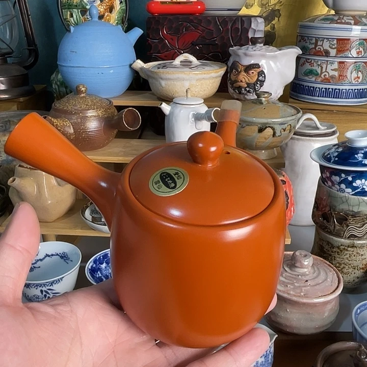 瓷片云仙侧把壶好看的