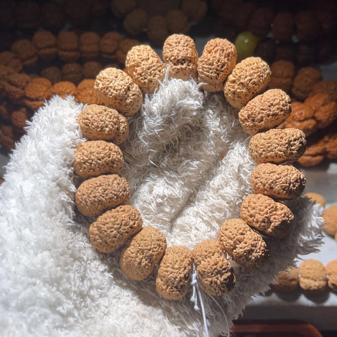 金刚菩提手串夹板菠萝蜜25尺寸