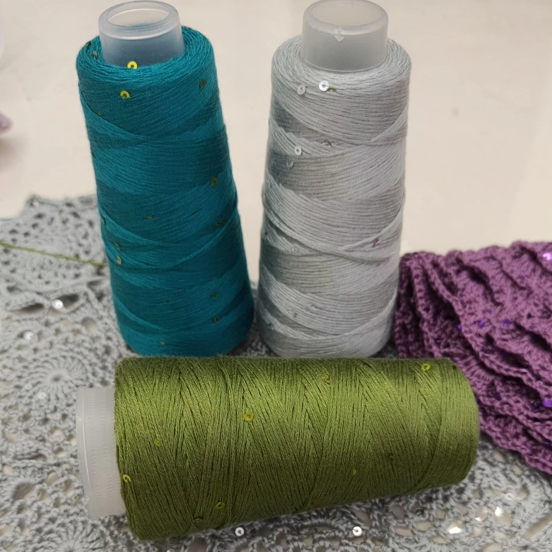 亮片天丝线  50克/团  5团线以上送教程和工具