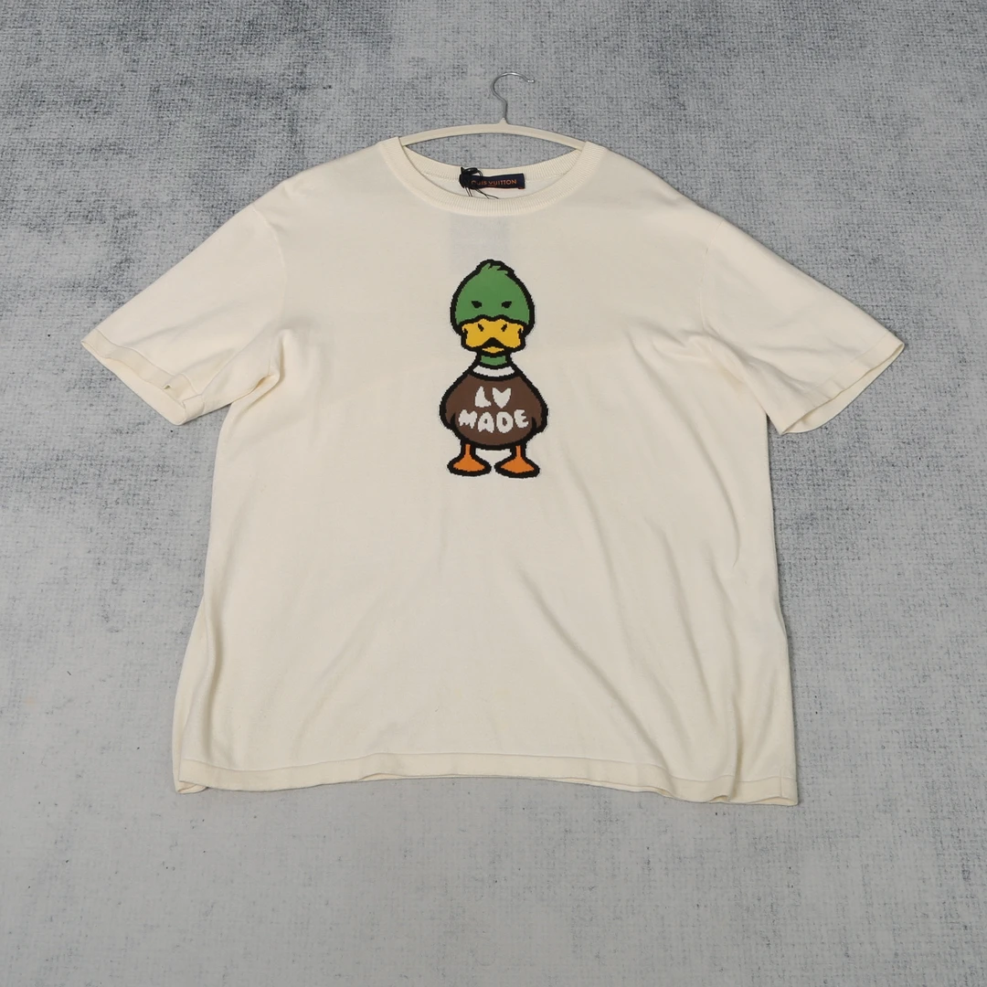 99新 LouisVuitton/路易威登 99新lv nigo联名鸭子短袖/xl码