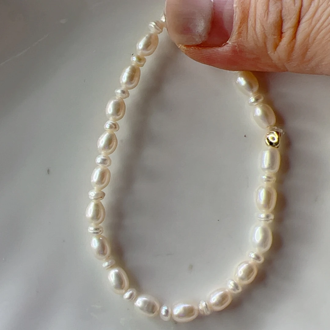 手绳淡水珍珠合金696