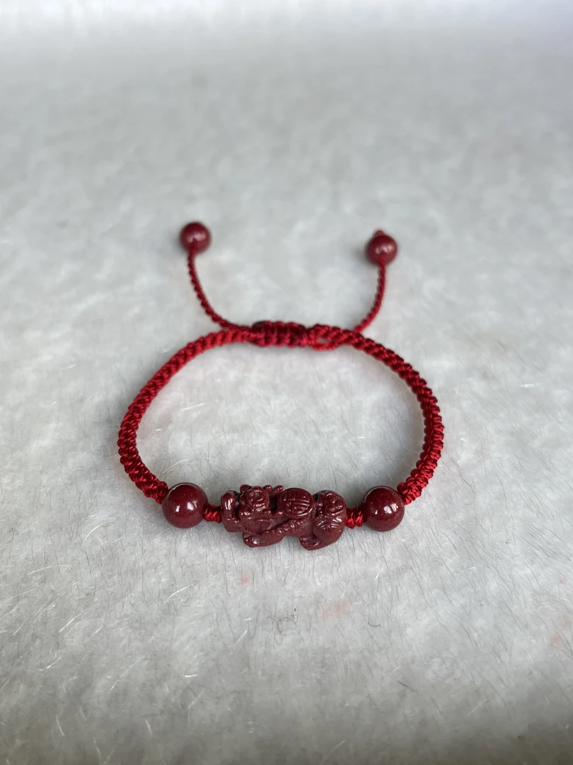 纯手工编织  宝宝款手链 调拉款