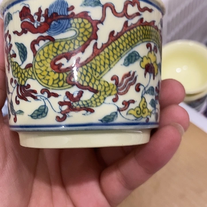 摆件景德镇陶瓷主人杯1344