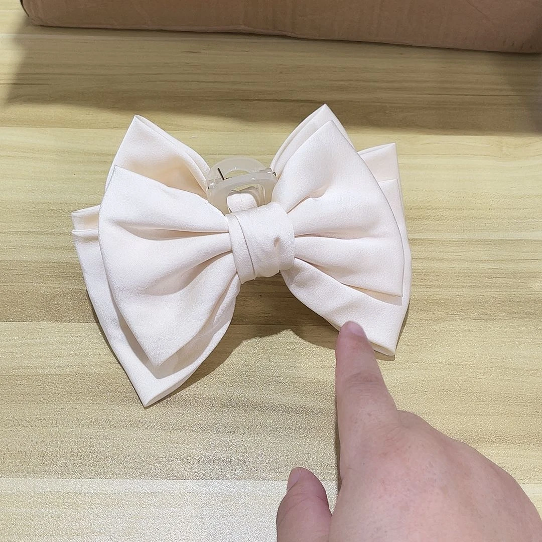 铁合金布艺蝴蝶结发夹