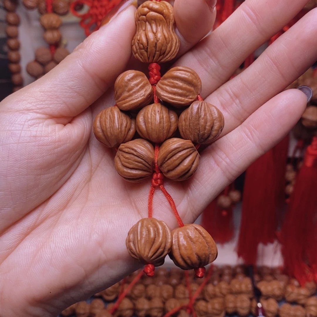 桃核吊坠龙纹桃枭