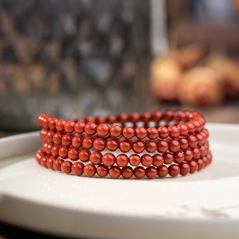 XIANYUAN/仙源南红4mm多圈手串新中式国风手链女本命年手链