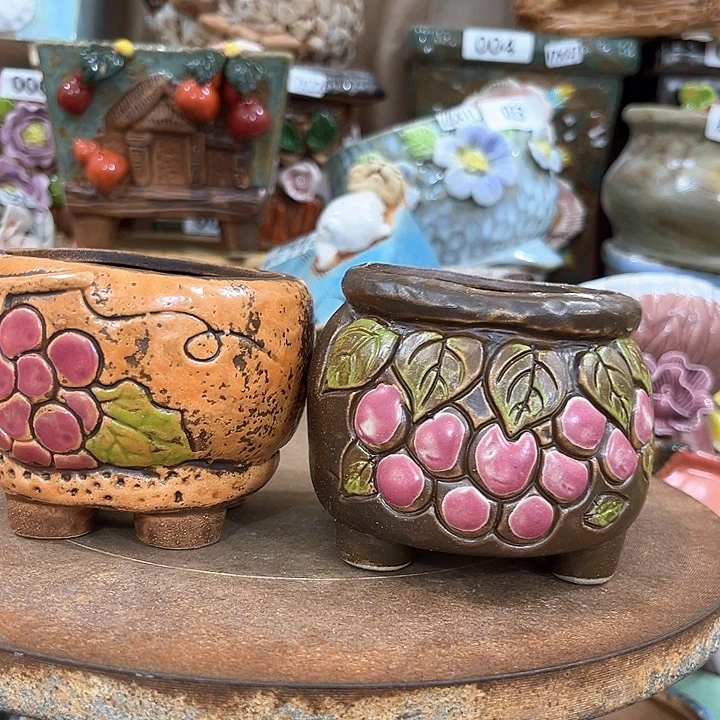 红陶粗陶多肉花盆