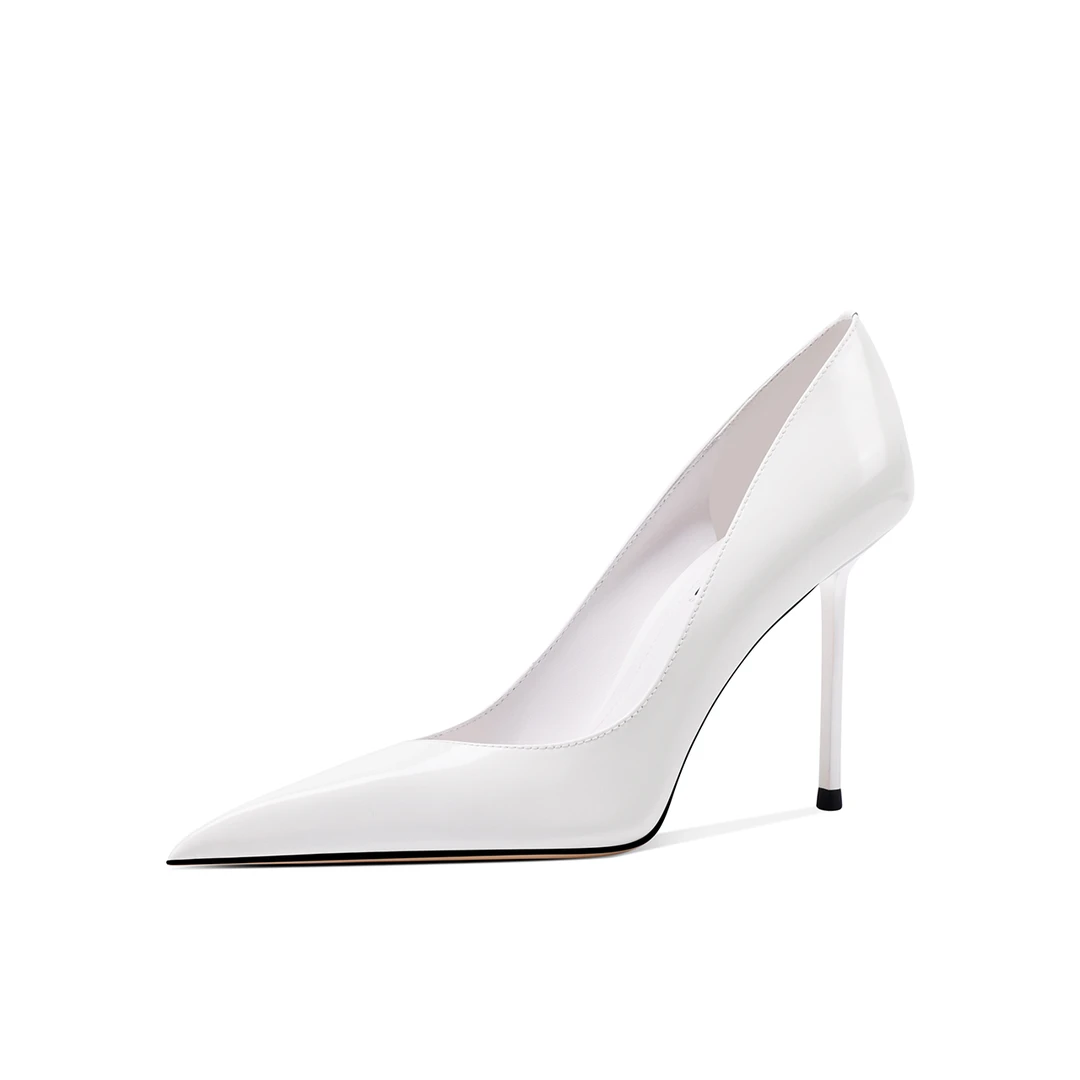 Z06-【繁花高定系列】款新品尖头尖头细跟浅口高跟鞋气质女