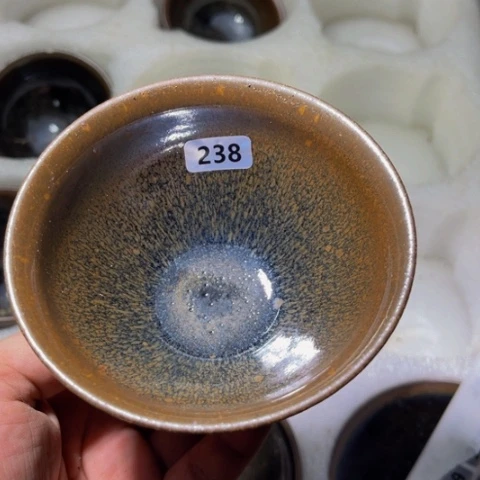 茶盏原矿原釉柴烧建盏