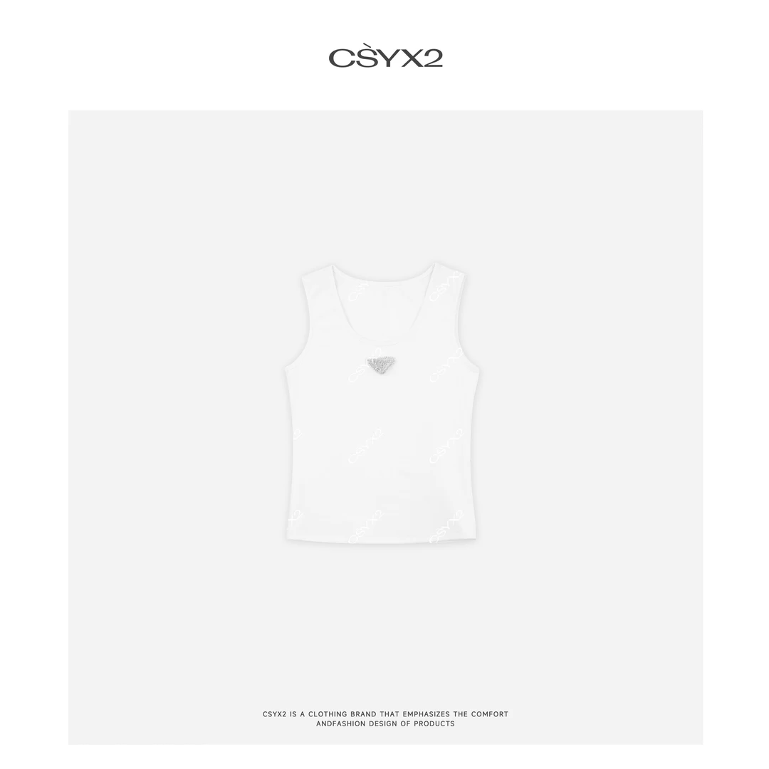 CsyX2-2025S/S 春季新款“帕诺普里”圆领背心CZ5CB032